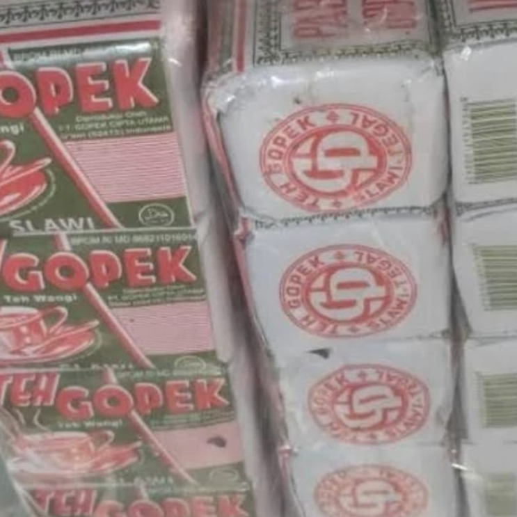 

TEH GOPEK SLAWI 40 GRM 10 PCS -1 SLOP TERBAIK