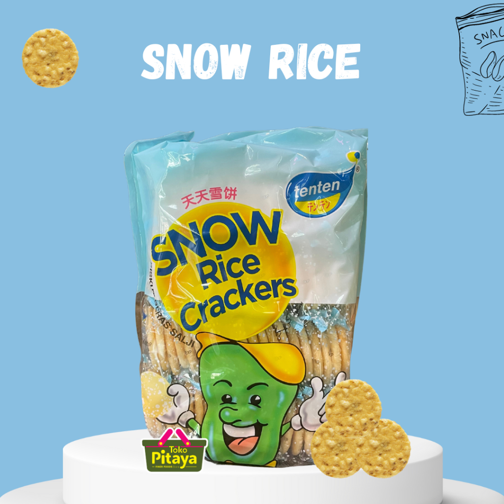 Tenten Rice Crackers Snow Rice 360 gr
