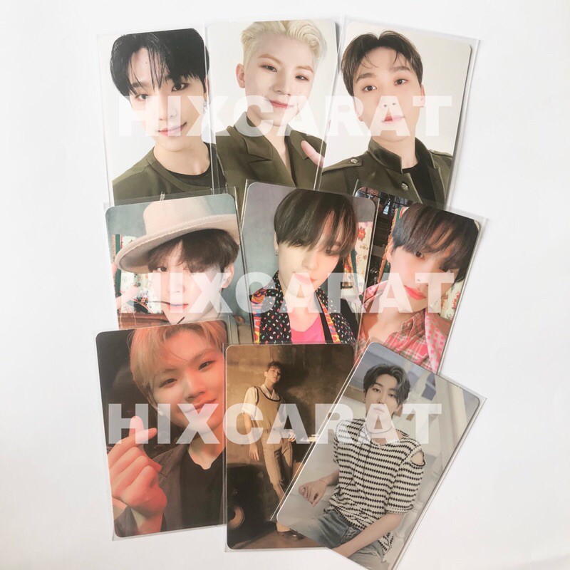 READY STOCK SEVENTEEN PHOTOCARD TRANDING CARD PHOTOSTRIP ID CARD PHOTOSET SEVENTEEN BE TEHE SUN CARA