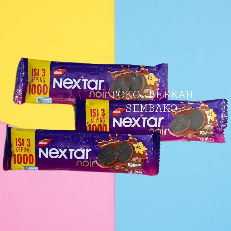 

Nextar Noir Cookies Sandwich Richoco Isi 10 PCS -1 PACK