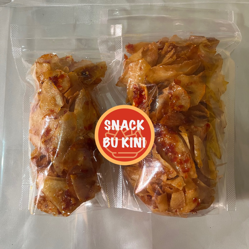 

[READY] KERIPIK SINGKONG BU KINI RASA BALADO SUPER PEDAS MANIS ASIN MANTUL | SNACK ENAK HOME MADE 100% HALAL