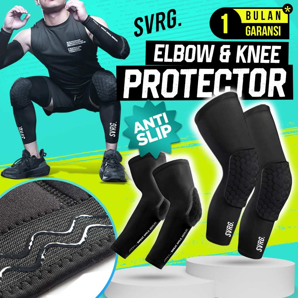 Svarga Knee Protector | Elbow Protector | Deker Lutut | Deker Siku