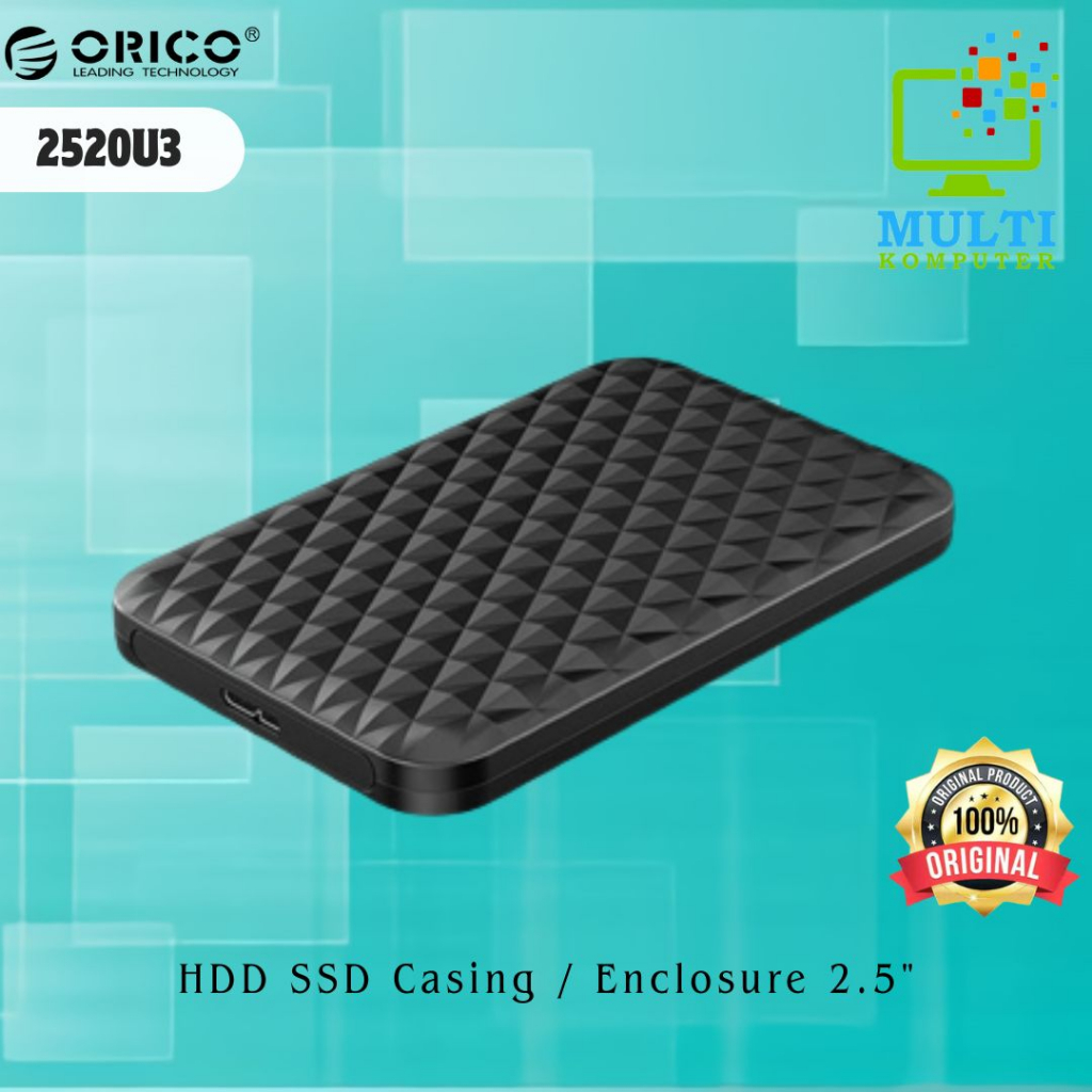 Enclosure / HDD SSD Casing ORICO 2520U3 HDD SSD Casing 2.5"