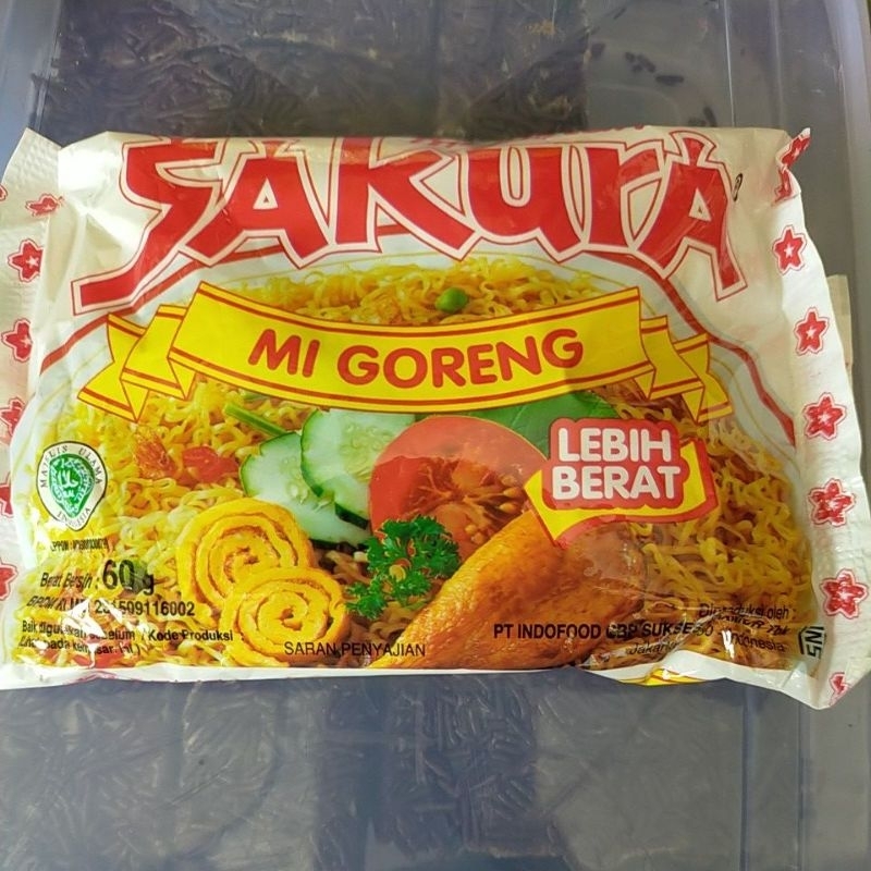 

Mie Sakura isi 10bungkus @60gram