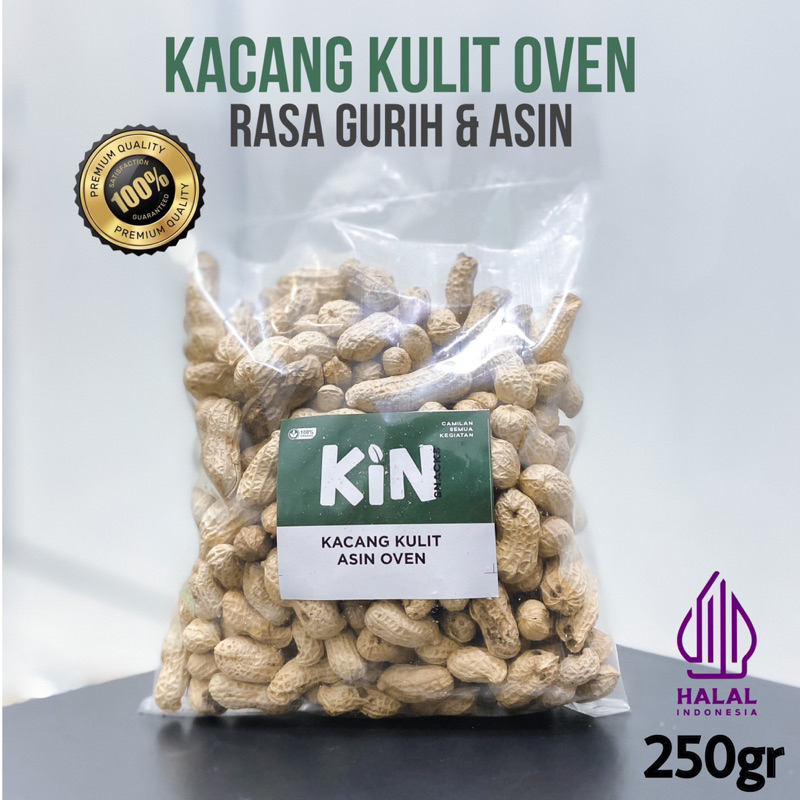 

Kacang Kulit Oven Kualitas Super 250 gram. Halal Rasa Gurih Dan Asin