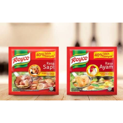 

ROYCO BUMBU PENYEDAP MASAKAN 9gr kaldu AYAM kaldu SAPI sachet / RENCENG ( isi 12 )