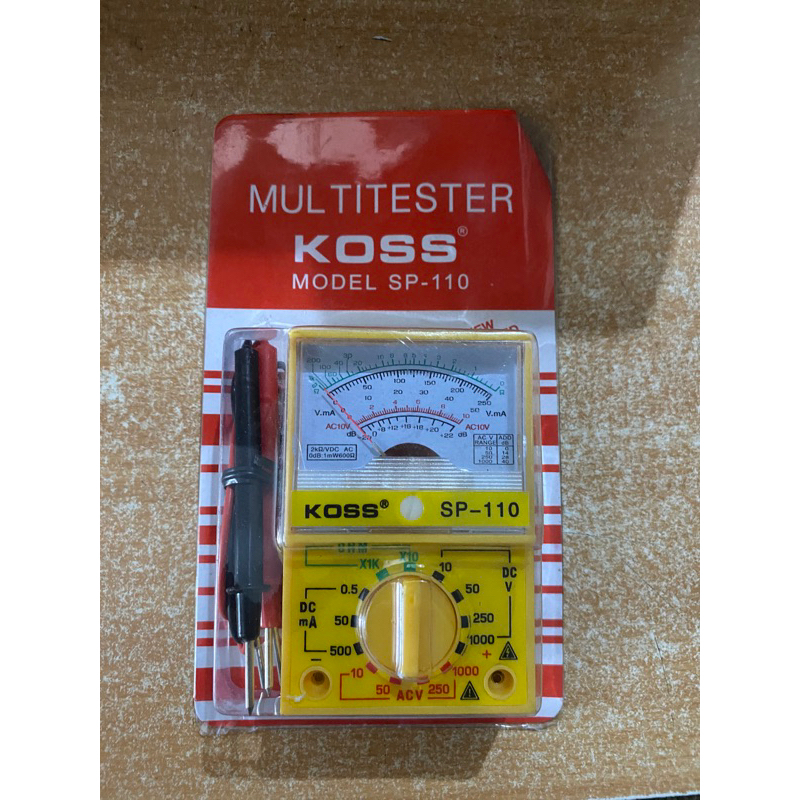 Tester/Multitester Analog Koss