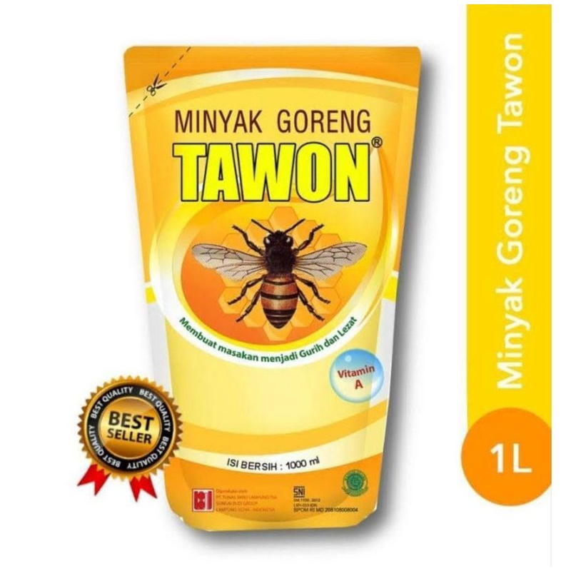 

Minyak goreng tawon 1 liter