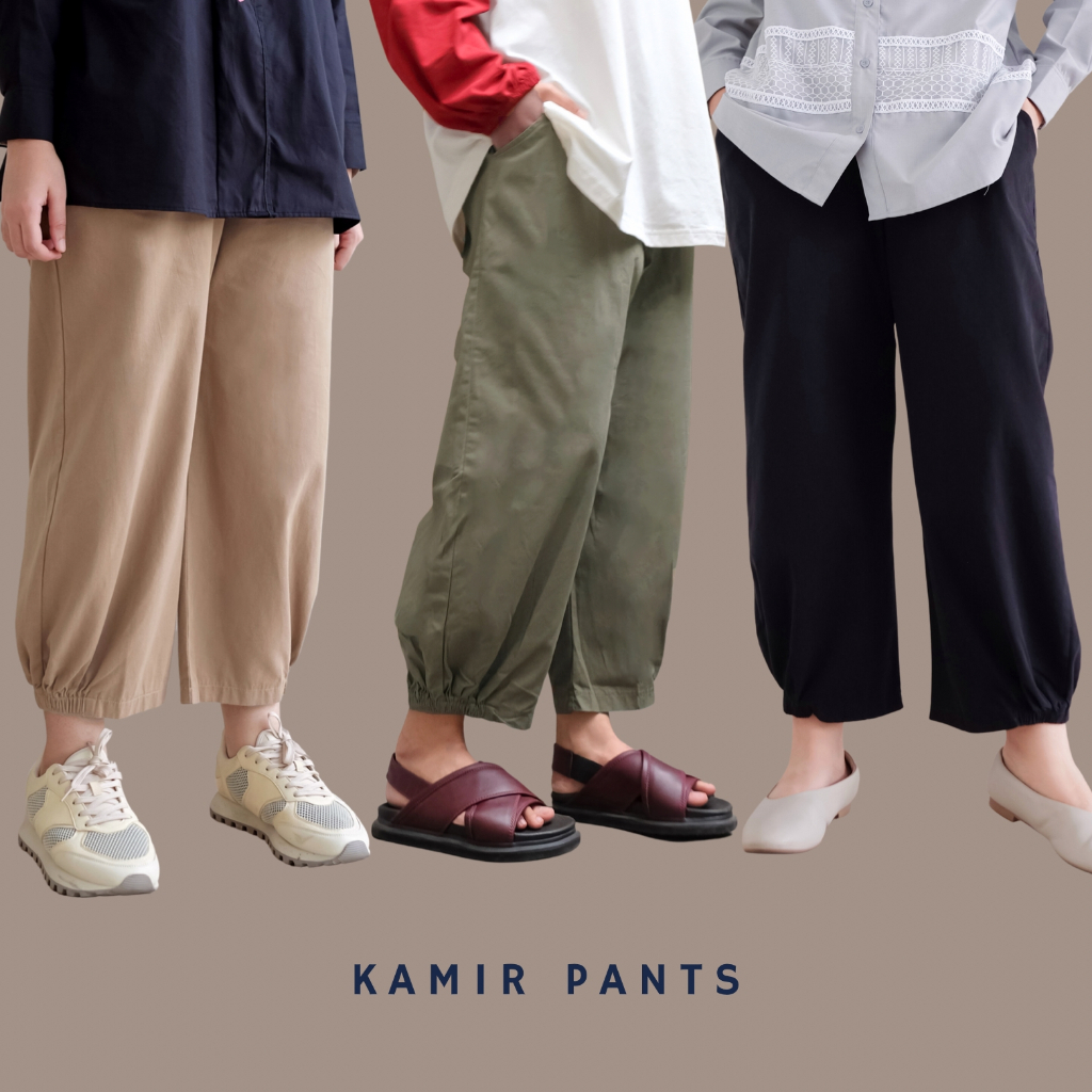 Rurik Celana Panjang Baggy Wanita Kamir Pants