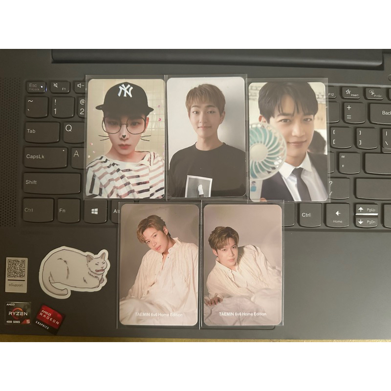 photocard onew key minho taemin shinee