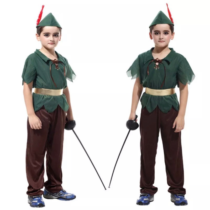 kostum peter pan | peter pan costume boy