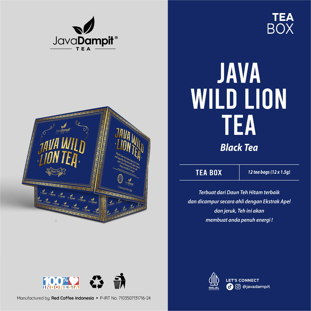 

JAVA WILD LION TEA / TEA BOX