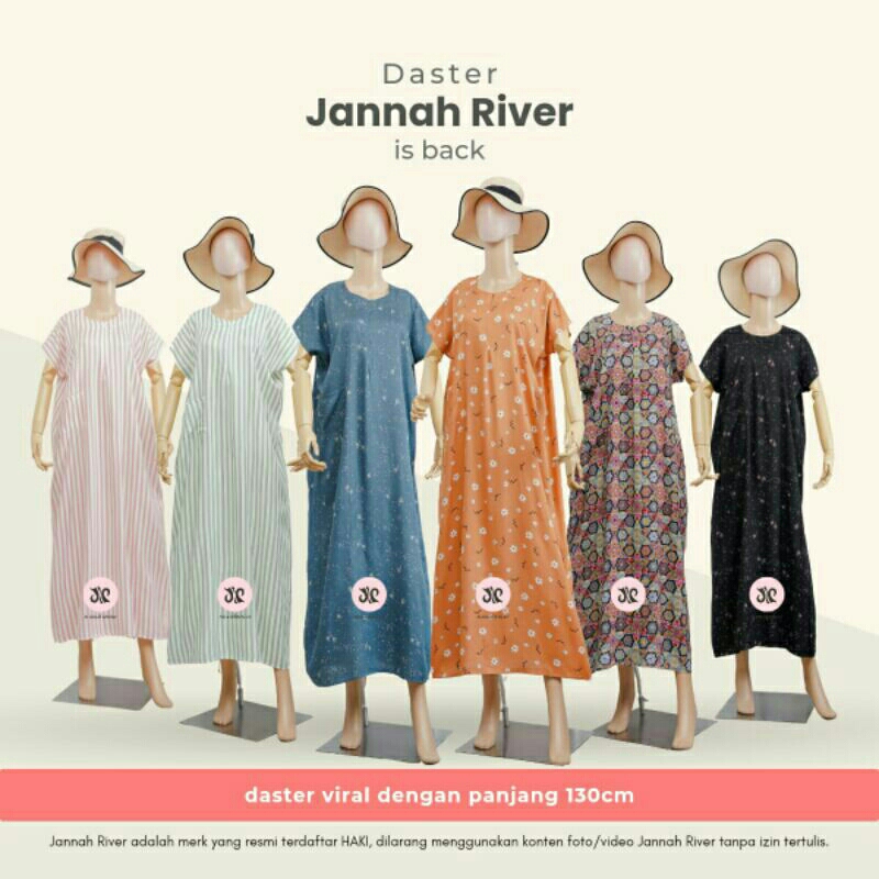 Daster Kekinian Terbaru Ori Jannah River || Daster Premium by Jannah River || Daster Kekinian || Das