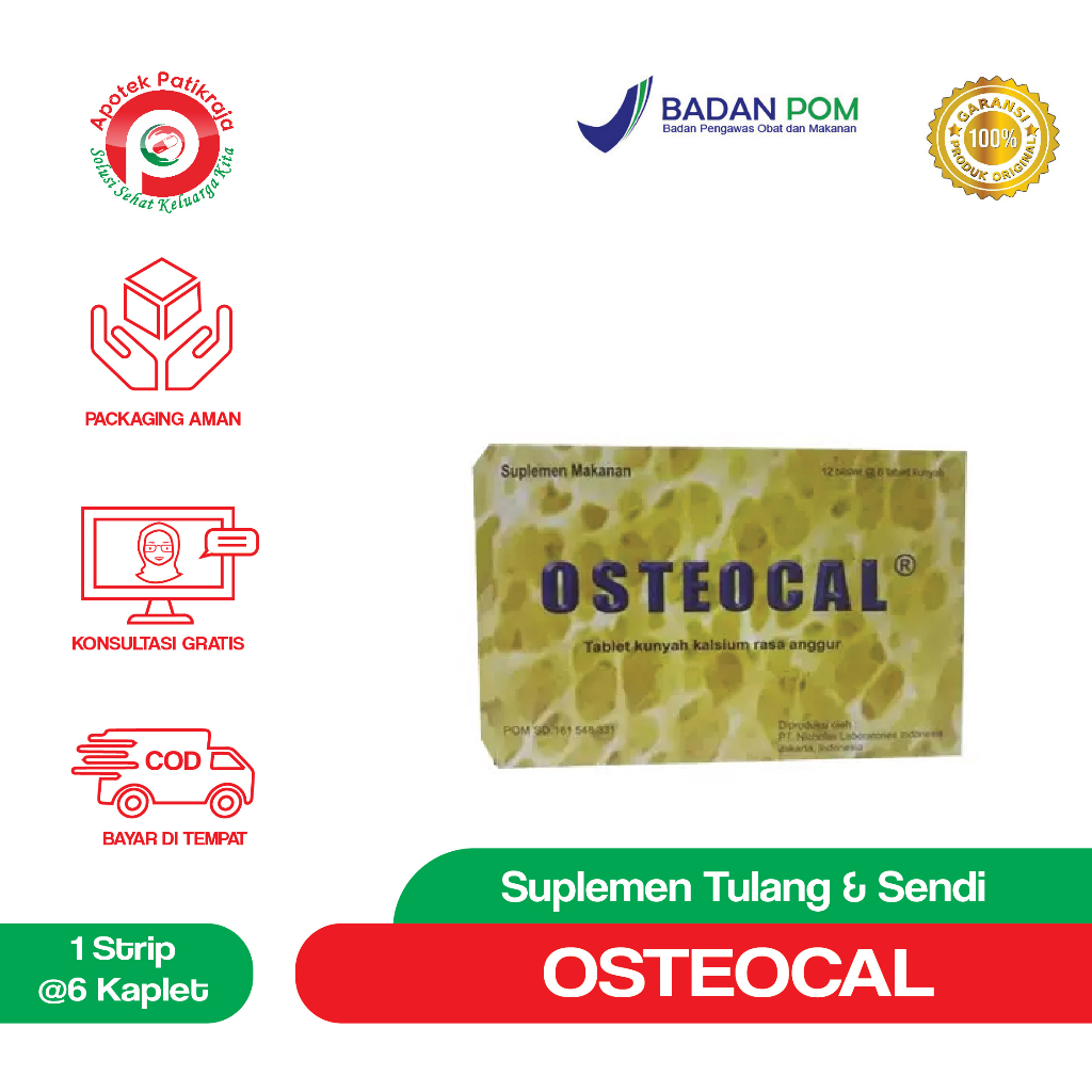 Harga Osteocal Tablet Terbaru Mei 2026 | BigGo Indonesia