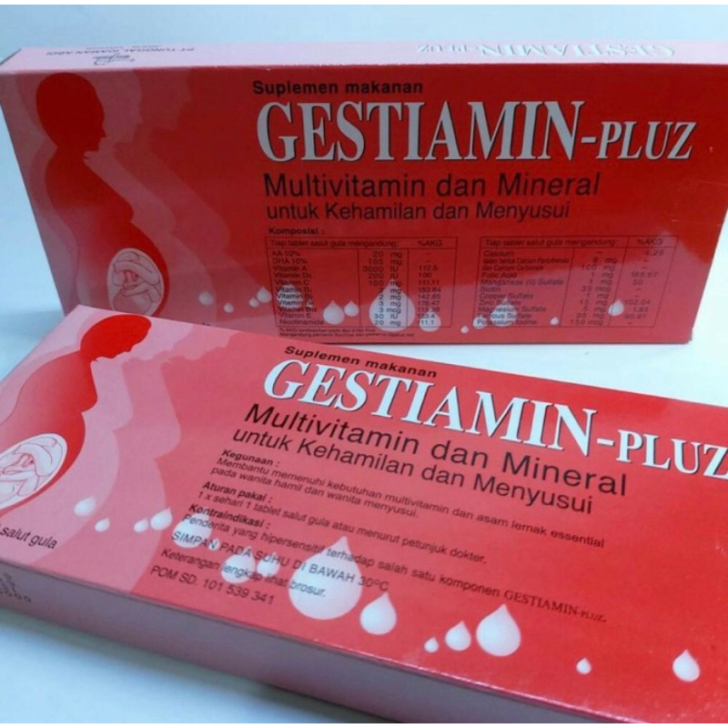 GESTIAMIN PLUS suplemen ibu hamil