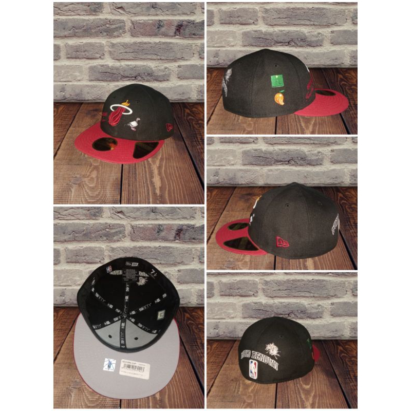 MIAMI HEAT NBA NEW ERA FL BILL UP 7½