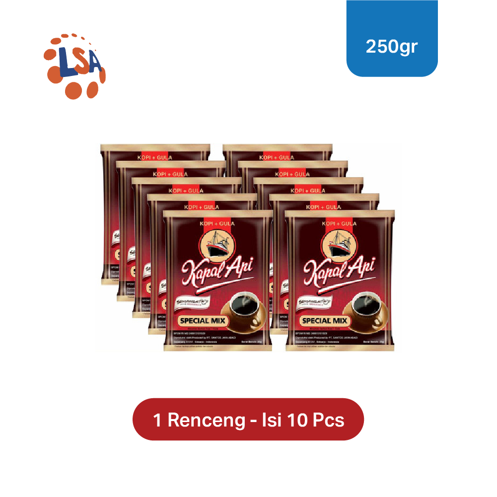 

Kopi Kapal Api Special Mix Renceng isi 10 sachet