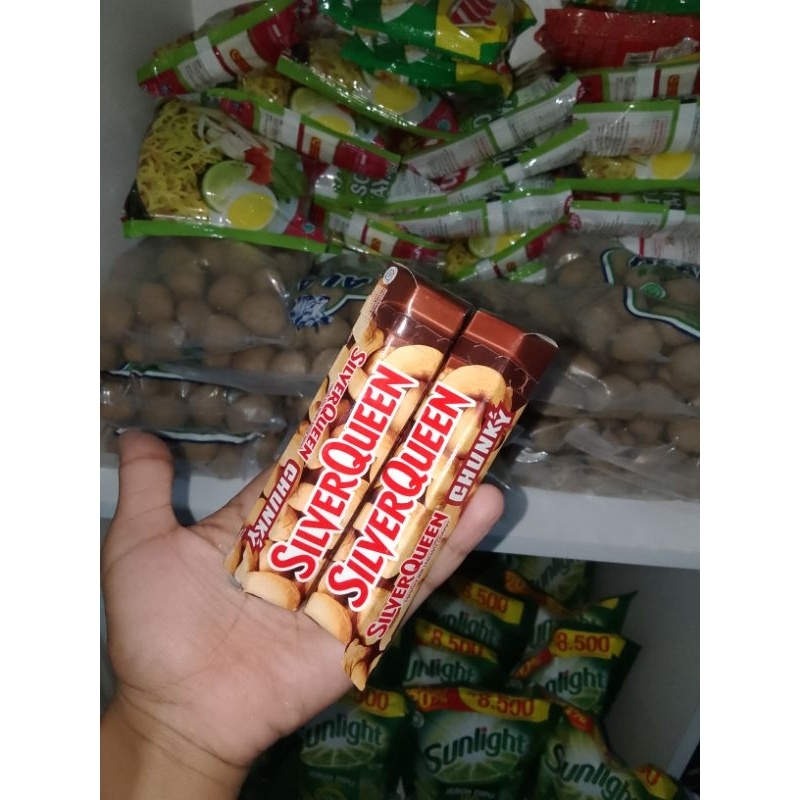 

Cokelat Silverqueen Chungky Bar 30gram / Cokelat Silverqueen 30gram Mini