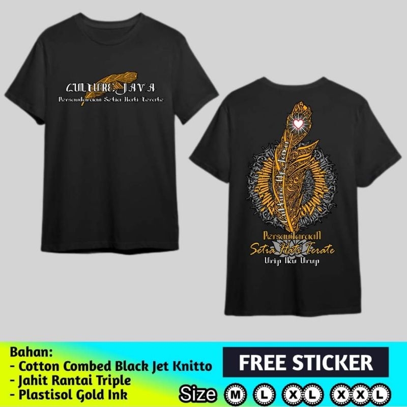 KAOS CULTURE JAVA PERSAUDARAAN SETIA HATI TERATE - KAOS SH TERATE CULTURE DISTRO