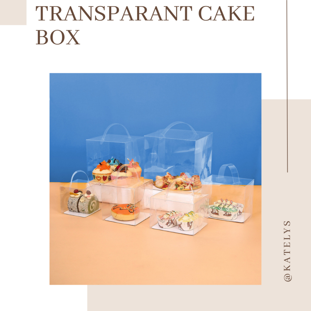 Box Kue Transparan | Tempat Kue | Kotak Kue Transparan