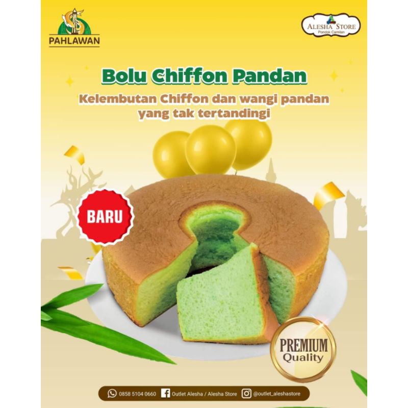 

Bolu Chiffon Pandan