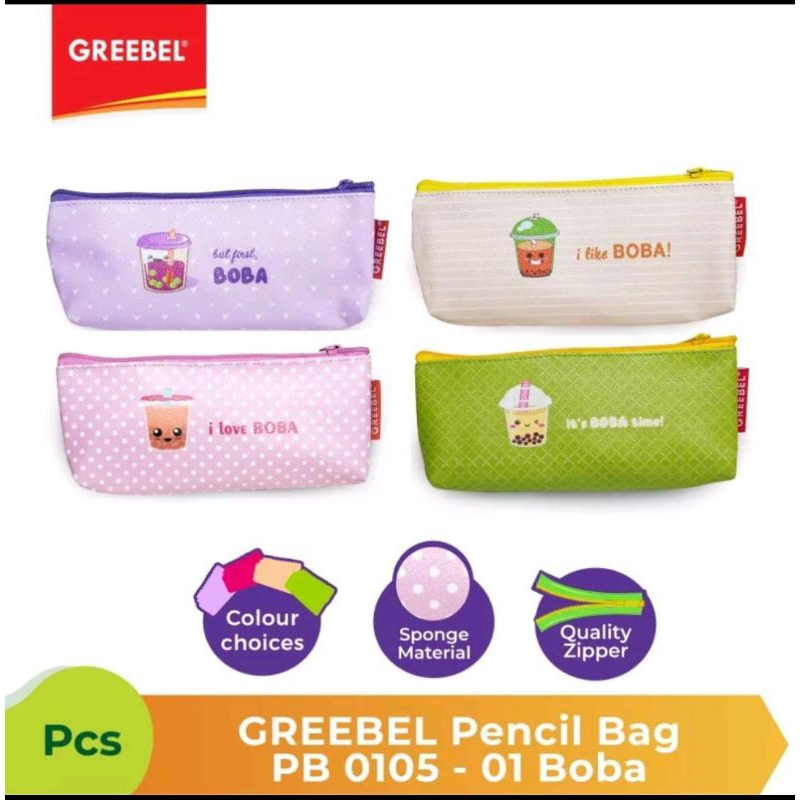 

GREEBEL kotak pensil boba