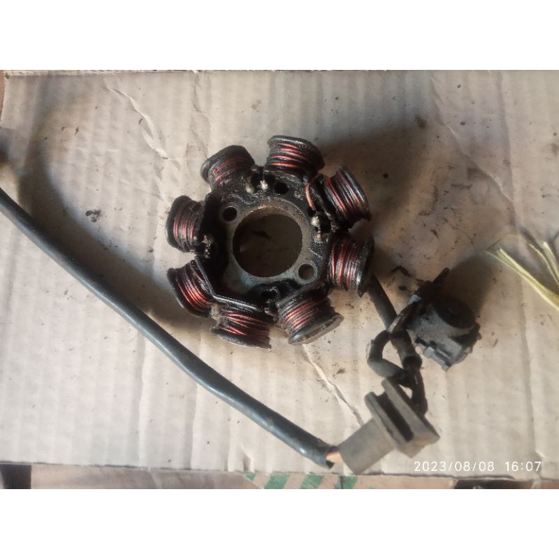 pengapian spul suzuki smash smash 110 lepasan motor