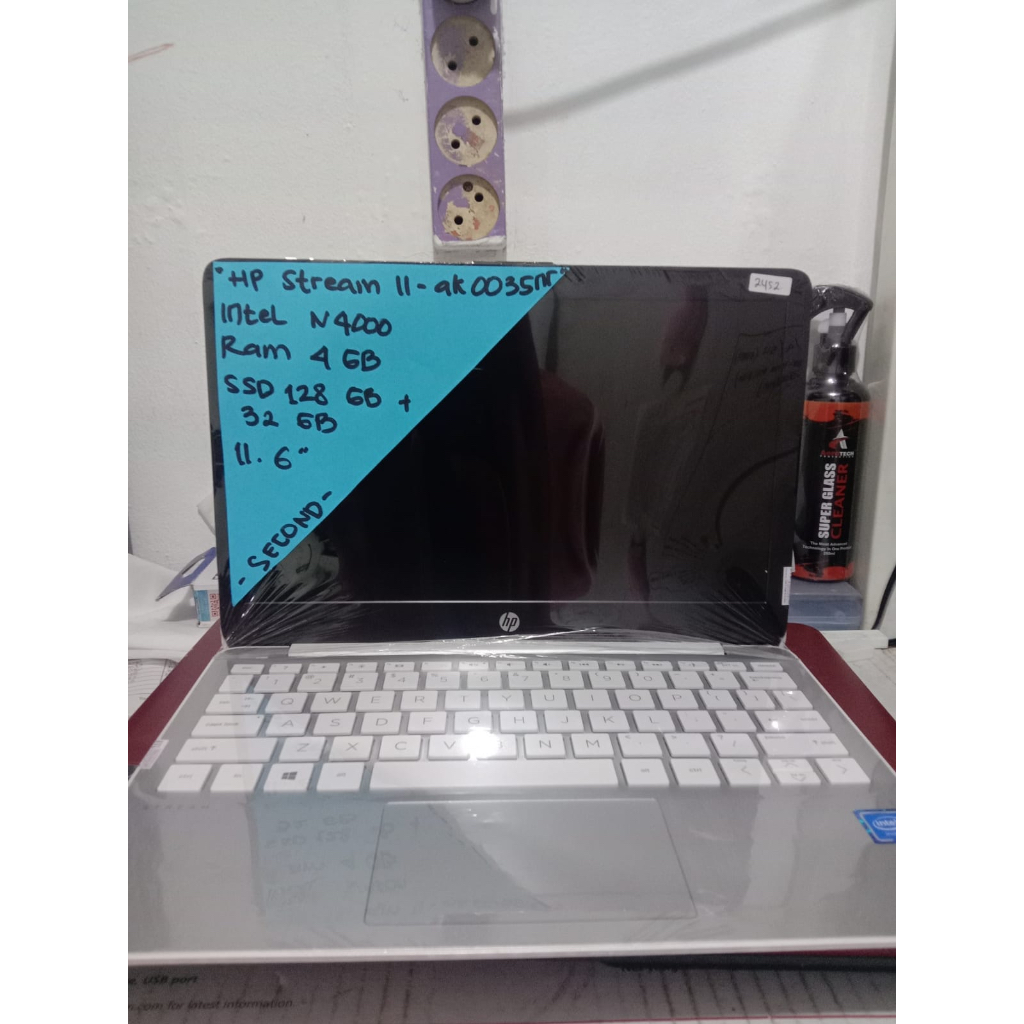 HP STREAM 11-AK0035NR INTEL N4000 RAM 4GB SSD 128GB+32GB 11,6 INCH (2452)