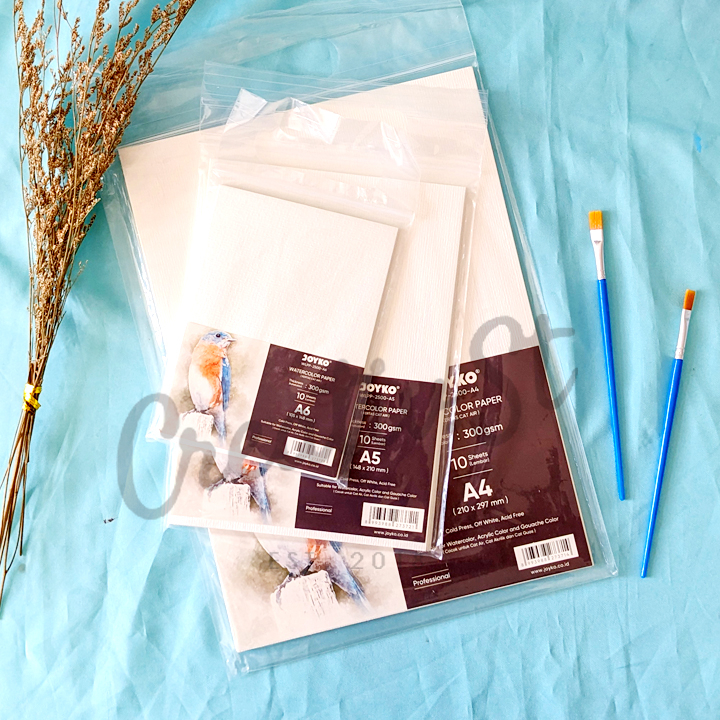 

JOYKO Watercolor Paper Kertas Cat Air 300 Gsm 10 Sheets Wlpp-2500