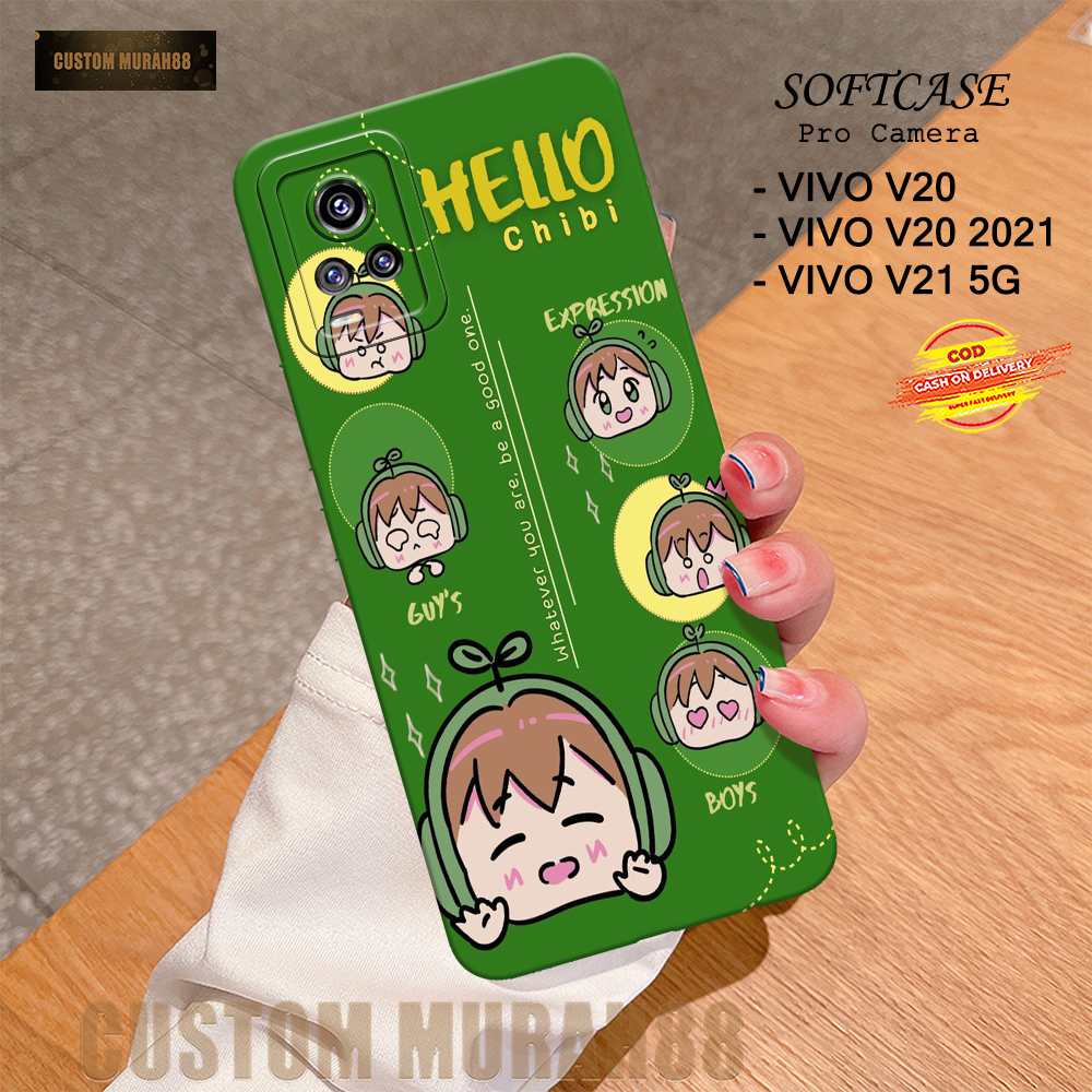 Case Vivo V20 / V20 2021 & V21 5G Terbaru - Fashion Case KARTUN - Casing Hp Vivo V20 / V20 2021 & V2