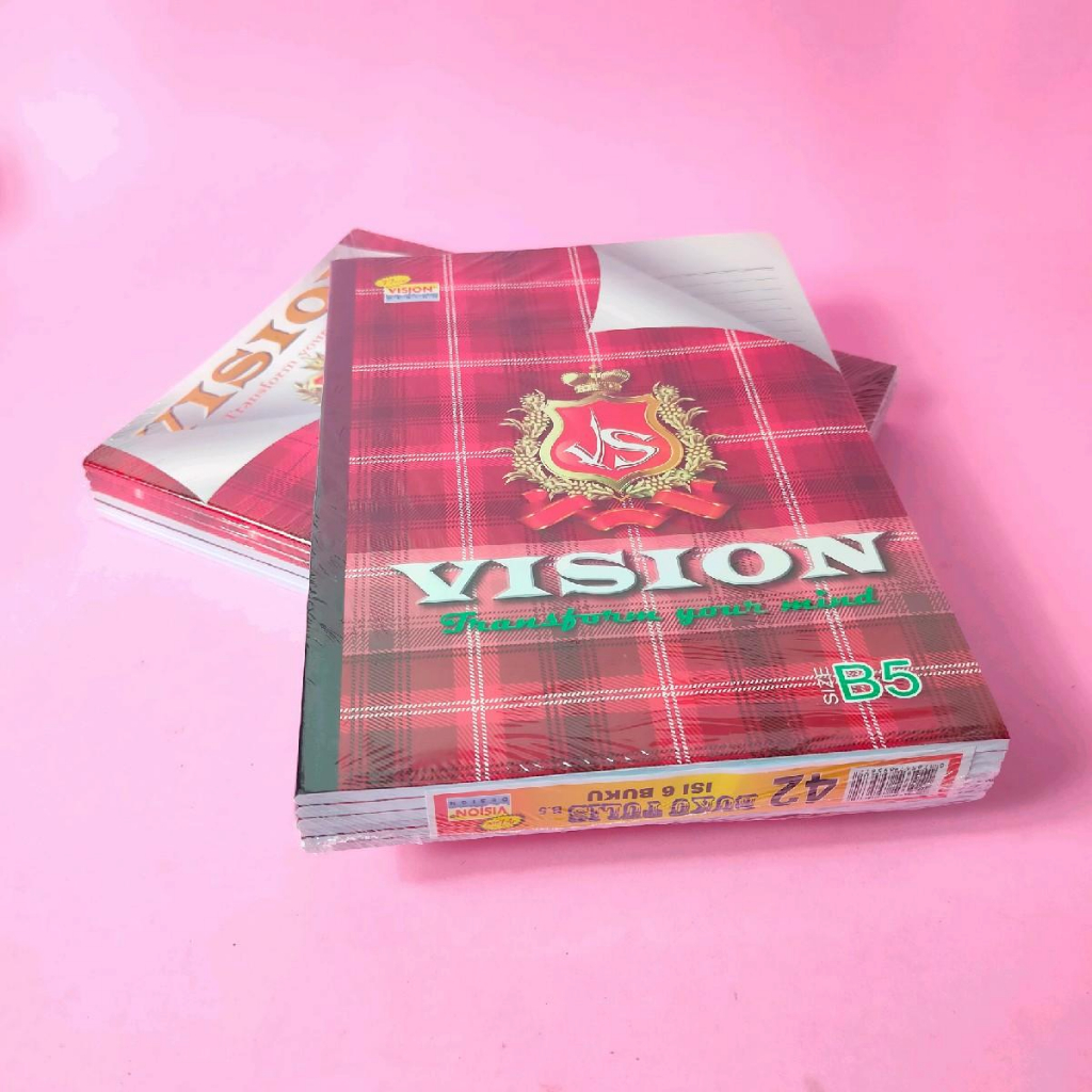 

Buku Tulis 1 Pack Boxy Buku Campus Okey, Big Boss, Vission Paper Stationery Note Notes Sekolah