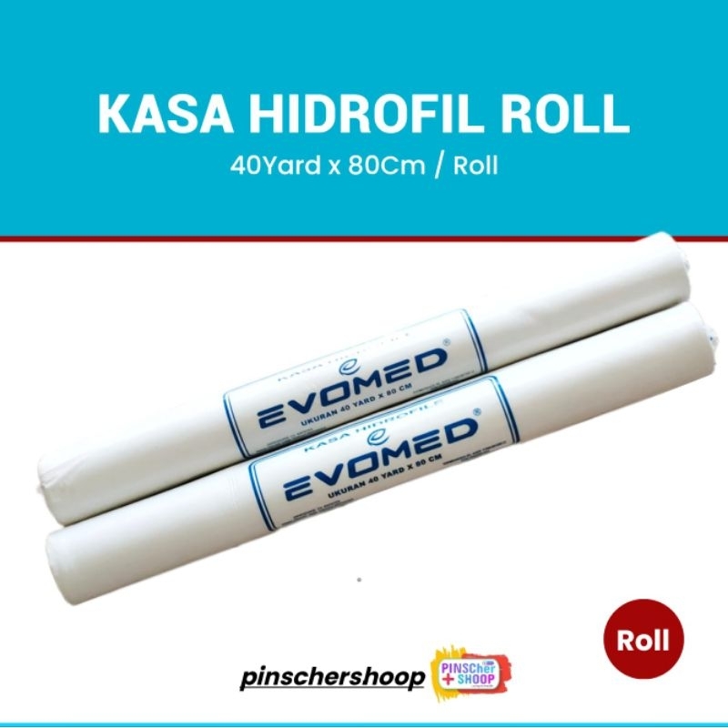 Kasa Hidrofil Roll 40 Yard x 80 cm Evomed / Roll