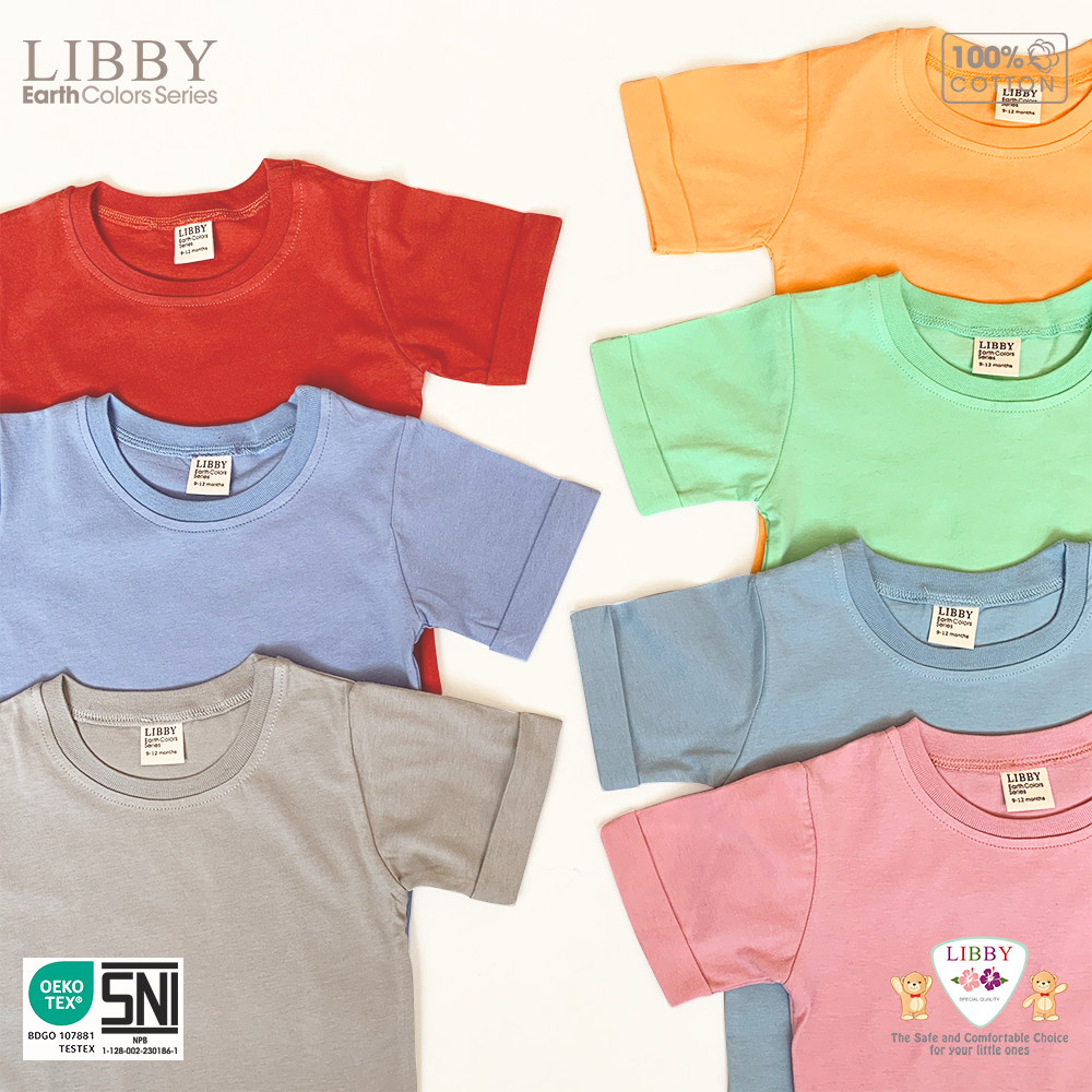 Libby Kaos Polos Anak - Basic Cotton Tee
