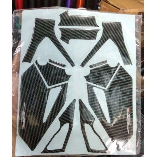 Stiker timbul carbon emblem Frame pad Honda CBR250RR