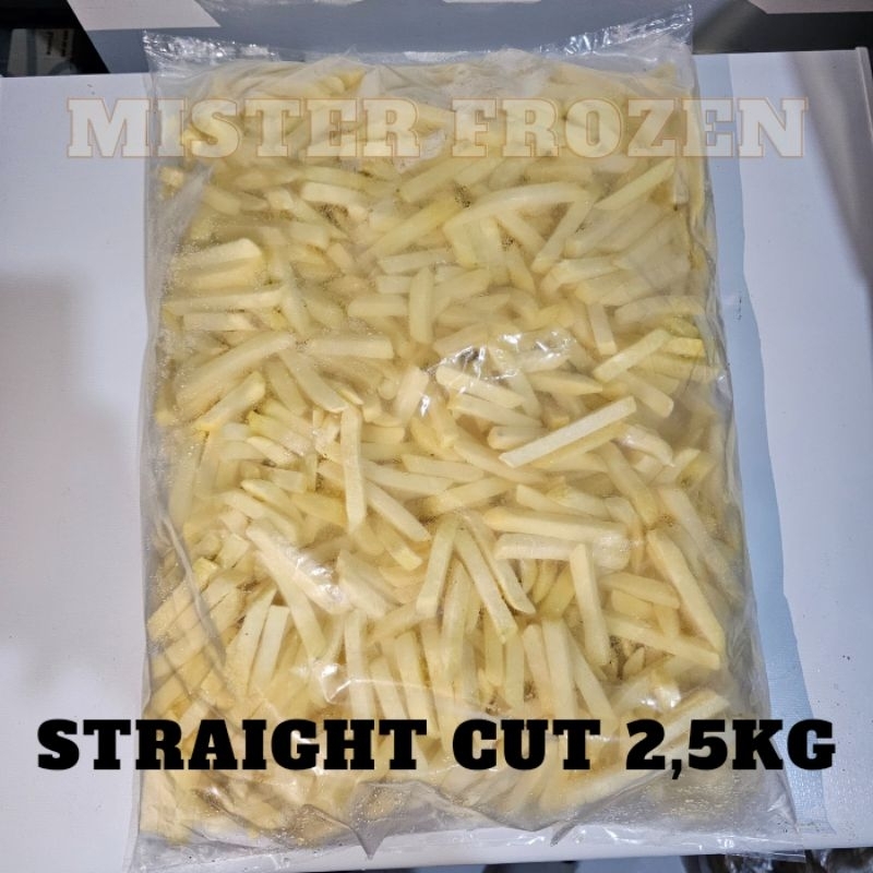 

Kentang goreng french fries 2,5kg straight cut
