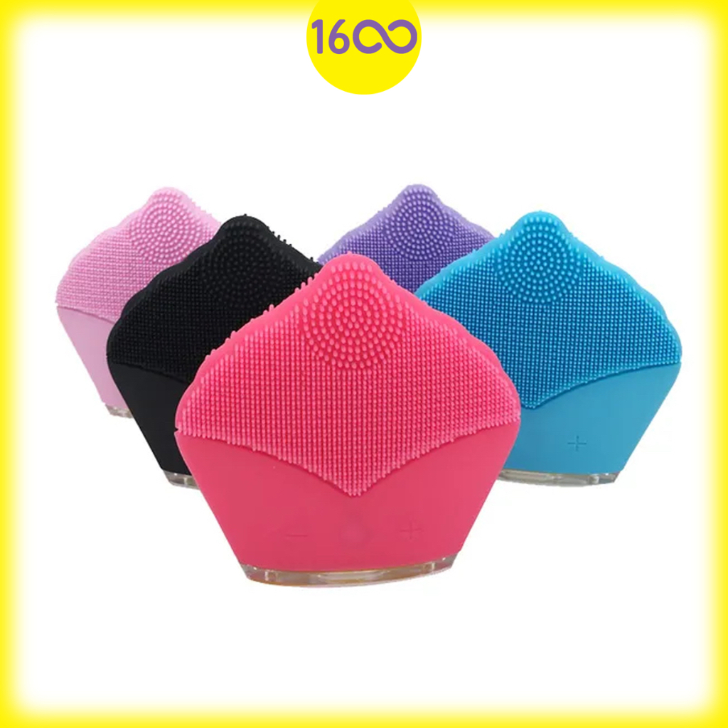 Electric Facial Brush Silicone Waterproof | Pembersih Wajah Komedo Elektrik | Facial Cleansing Brush