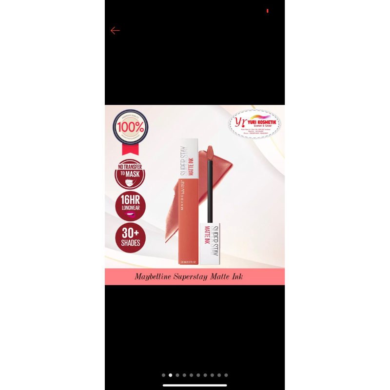 Maybelline lipcream matteink superstay