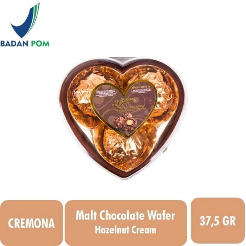 

Cremona Hazelnut cokelat Cream Crisp Malt Chocolate Wafer 37.5 (3 x 12.5gr)