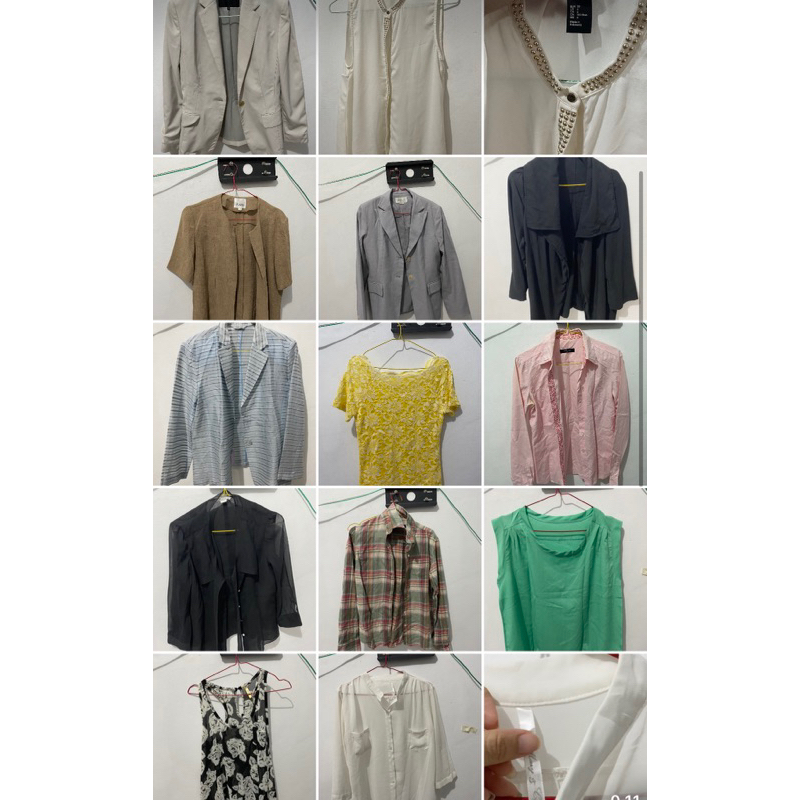 preloved blazer / preloved kemeja/ preloved blouse / blazer murah/  blazer second / blazer branded /