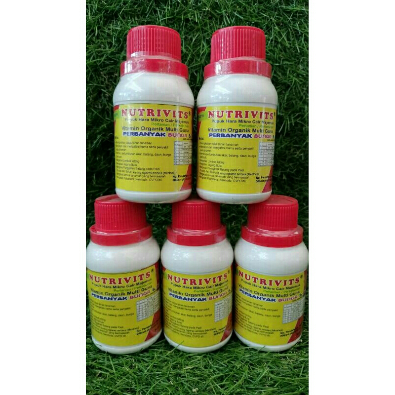 NUTRIVITS_100ml_pupuk haramikro cair/pupuk perangsang buah/perangsang bunga/