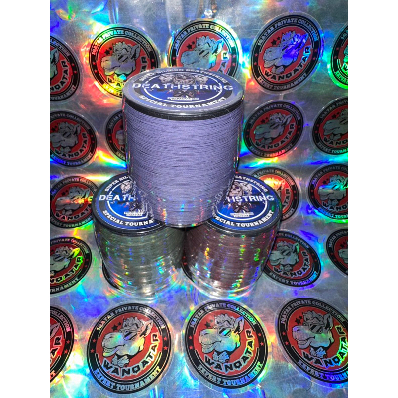 Gelasan Senar Mati MATOT  022/23  DEADSTRING BLUE  by 1QATAR 2000yard khusus turnamen Tajam