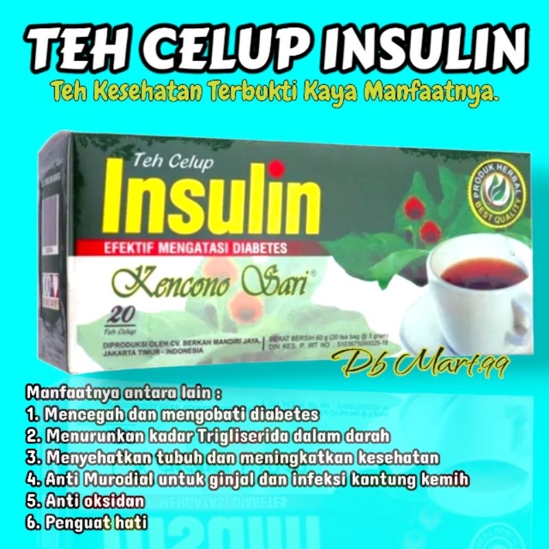 

teh celup daun insulin - teh herbal terbaik insulin 100% original