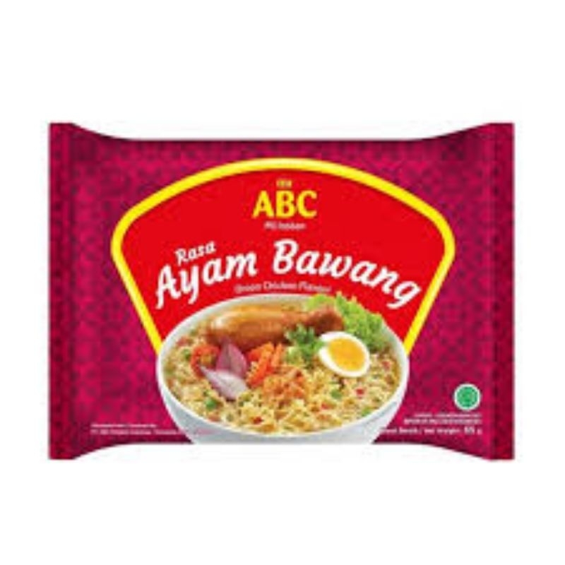 

Mie ABC Rasa Ayam Bawang 1 Karton isi 40 pcs