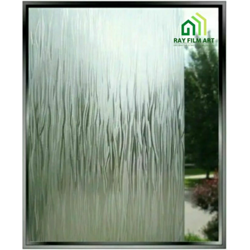 Stiker Kaca Jendela Motif Rintik Air Sticker Kaca Motif Serat Air Es Sandblast