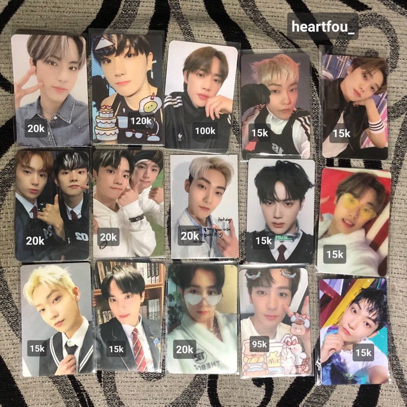 photocard the boyz eline/everline hyunjae sunwoo byok keyring