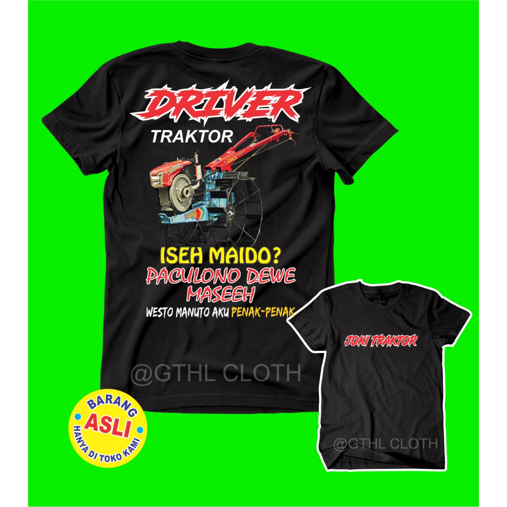 KAOS DRIVER TRAKTOR PETANI INDONESIA
