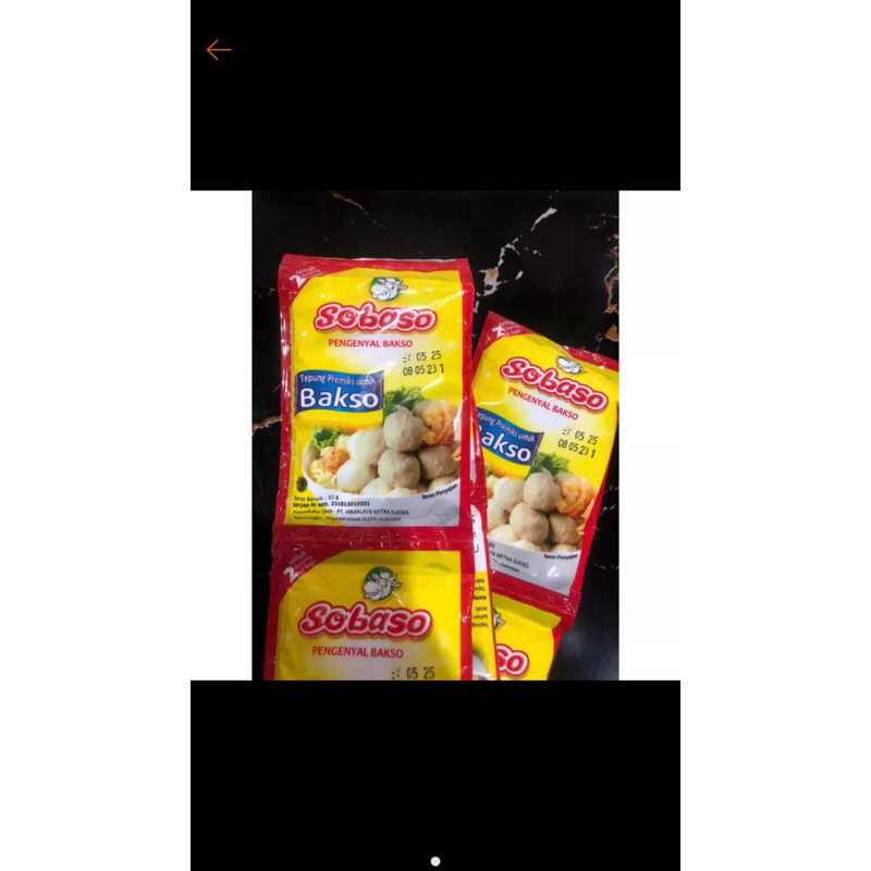 

SOBASO Tepung Premiks pengenyal bakso 32 gram (paket 10 pcs)