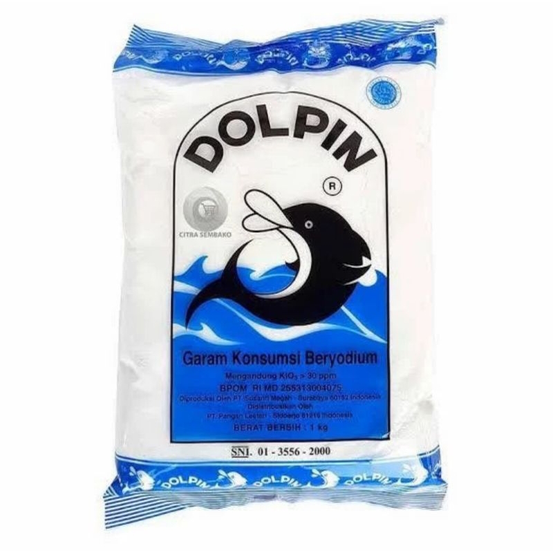 

dolpin // Garam Dolphin 500gram di jamin asin kk