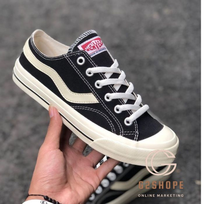 Ventela Original Public Low Black Natural Vantela Shoes Sepatu Sekolah Pria Wanita Sepatulokal Sepat