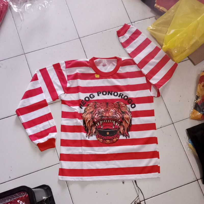 kaos reog lorek dewasa lengan panjang